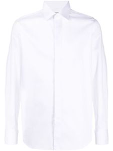 Xacus chemise ajustée à boutonnière dissimulée - Blanc