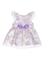 Hucklebones London robe fleurie à fronces - Violet