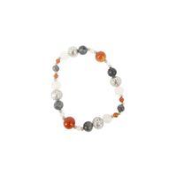 Edelsteen Armband Labradoriet/ Witte Jade/ Carneool - thumbnail