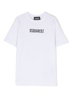 DSQUARED2 KIDS t-shirt en coton à logo imprimé - Blanc - thumbnail