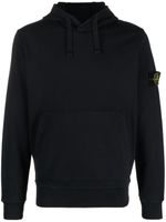 Stone Island hoodie en coton à appliqué Compass - Bleu - thumbnail