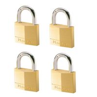 Masterlock 4 x 50mm padlocks ref. 150EURD - keyed alike padlocks - 150EURQNOP