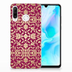 Siliconen Hoesje Huawei P30 Lite Barok Pink