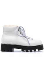 Proenza Schouler bottines à intérieur texturé - Blanc