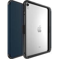 OtterBox Symmetry Folio-hoes voor iPad 10,9-Inch (10e gen 2022), schokbestendig, valbestendig, dunne beschermende folio-hoes, getest volgens militaire standaard, Blauw