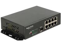 DeLOCK 87708 netwerk-switch Gigabit Ethernet (10/100/1000) Zwart - thumbnail