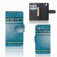 Sony Xperia Z3 Compact Wallet Case met Pasjes Jeans