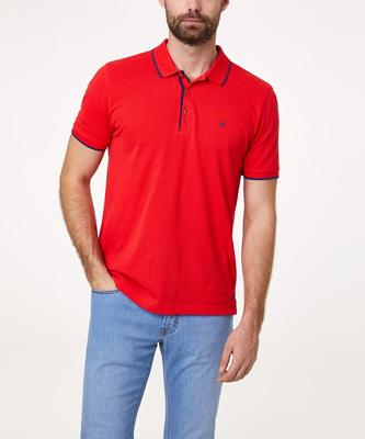 Pierre Cardin Heren Poloshirt Rood Air Touch Modern Fit