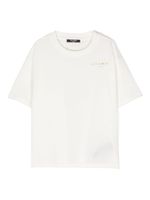 Balmain Kids t-shirt en coton à logo imprimé - Blanc - thumbnail