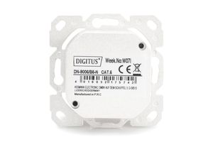 Digitus DN-9006/B5-N Netwerkdoos Opbouw (op muur) CAT 6 2 poorten Zuiver wit 5 stuk(s)