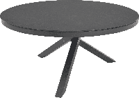 YardLife Ronde Tuintafel 'Mojito Negro' ø150cm