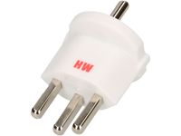 Max Hauri AG 135810 netstekker adapter Type J Type F Wit - thumbnail