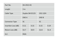 Digitus DK-2922-03 Glasvezel Optische vezel Aansluitkabel [1x SC-stekker - 1x SC-stekker] 9/125 µ Singlemode OS2 3.00 m - thumbnail