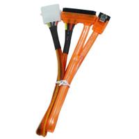 High-Tech Place 22-pins SATA naar 4-pins SATA-kabel - 0,5 m