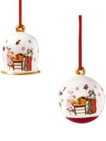 Villeroy & Boch lot de deux objets décoratifs Annual Christmas Edition - Blanc - thumbnail