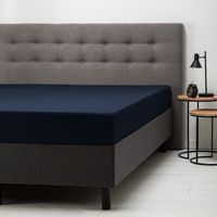 Hoeslaken Stretch - Navy - 140x200 cm - Blauw - Fresh and Co - Dekbed-Discounter.nl - thumbnail