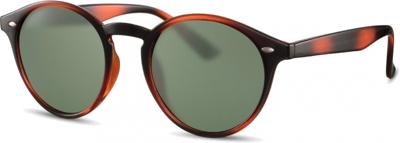 CWI zonnebril unisex panto bruin/groen (CWI2441)