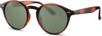CWI zonnebril unisex panto bruin/groen (CWI2441)