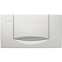 Geberit 200F bedieningplaat met frontbediening voor toilet 34x18.5cm wit 115.222.11.1