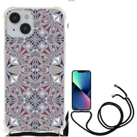 iPhone 14 Anti-Shock Hoesje Flower Tiles - thumbnail