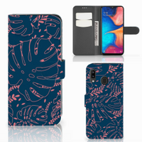 Samsung Galaxy A30 Hoesje Palm Leaves