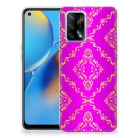 Siliconen Hoesje OPPO A74 4G Barok Roze