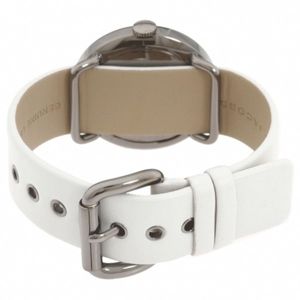 Horlogeband Marc by Marc Jacobs MBM1223 Onderliggend Leder Wit 20mm