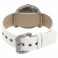 Horlogeband Marc by Marc Jacobs MBM1223 Onderliggend Leder Wit 20mm - thumbnail