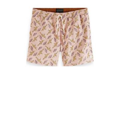 Scotch & Soda zwemshort met all over print lichtroze Scotch & Soda zwemshort met all over print lichtroze