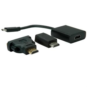 Value 12.99.3229 USB grafische adapter 3840 x 2160 Pixels Zwart