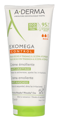 A-Derma Exomega Control Emollient Cream Body Lotion 200 ml
