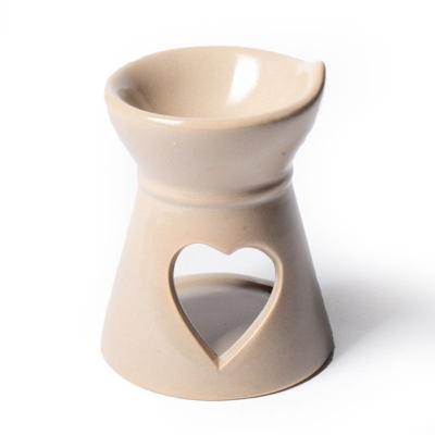 Aromabrander voor Smeltkaarsjes Hart Beige (8 x 6.5 cm) Aromabrander voor Smeltkaarsjes Hart Beige (8 x 6.5 cm)