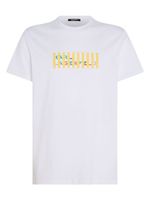 Karl Lagerfeld t-shirt en coton biologique à logo imprimé - Blanc