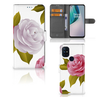 OnePlus Nord N10 Hoesje Roses - thumbnail