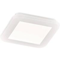 LED Plafondlamp - Badkamerlamp - Trion Camy - Opbouw Vierkant 9W - Spatwaterdicht IP44 - Dimbaar - Warm Wit 3000K - Mat