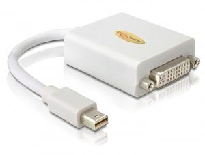 DeLOCK Adapter mini Displayport / DVI FM 0,18 m mini Displayport 20-pin M DVI 24+5 pin FM Wit