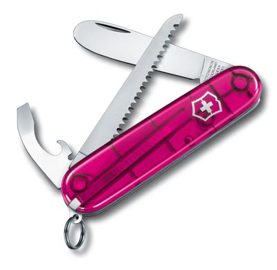 Victorinox 0.2373.T5 0.2373.T5 Zwitsers zakmes Aantal functies 9 Roze (transparant)