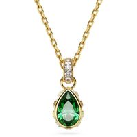 Swarovski 5648751 Ketting Stilla Pear goudkleurig-groen-wit 38-42,5 cm