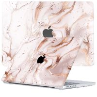 Lunso MacBook Pro 14 inch (2021-2023) cover hoes - case - Marble Vera - thumbnail