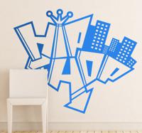 Sticker HipHop transparant