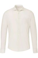 Pure Functional Slim Fit Jersey shirt ecru, Effen