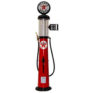 Wayne 615 Texaco Ethyl 10 Gallon Benzinepomp - Rood & Zwart - Reproductie