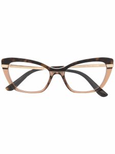 Dolce & Gabbana Eyewear lunettes de soleil bicolore à monture papillon