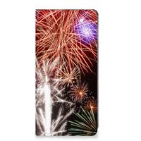 Motorola Edge 40 Hippe Standcase Vuurwerk - thumbnail