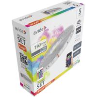 avide ABLSBL12V5050-30RGBW-TYIR LED-strip complete set Energielabel: G (A - G) Met connector (male) 12 V, 230 V 5 m Warmwit 1 stuk(s) - thumbnail