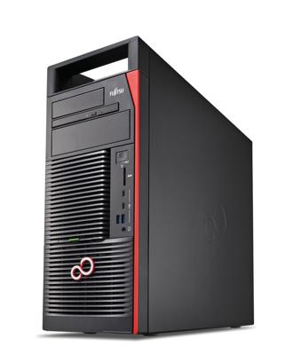 Fujitsu CELSIUS M770 power DDR4-SDRAM W-2125 Tower Intel® Xeon® 32 GB 512 GB SSD Windows 10 Pro Workstation Zwart, Rood