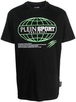 Plein Sport t-shirt Global Express Edition - Noir