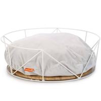 Beeztees Kattenmand Kipu M 50x50x17,5 cm metaal wit