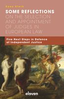 Some Reflections on the Selection and Appointment of Judges in European Law - Kees Sterk - ebook - thumbnail