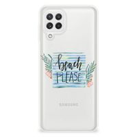 Samsung Galaxy A22 4G | M22 Telefoonhoesje met Naam Boho Beach